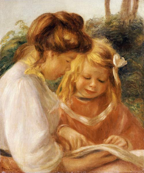 The Alphabet, Jean And Gabrielle od Pierre-Auguste Renoir