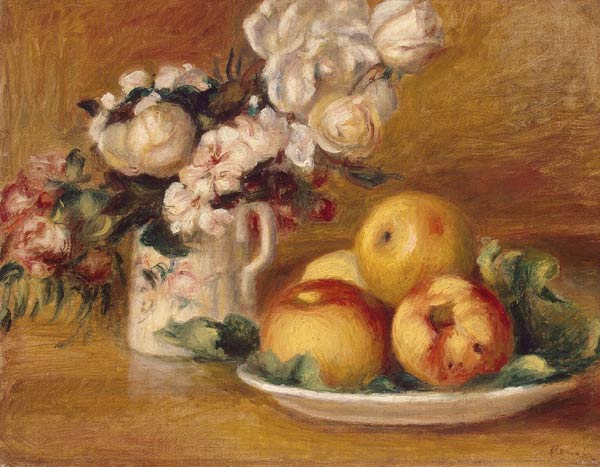 Apples and Flowers od Pierre-Auguste Renoir