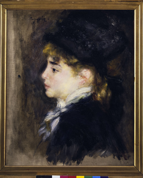 A.Renoir, Weibliches Bildnis (Margot) od Pierre-Auguste Renoir