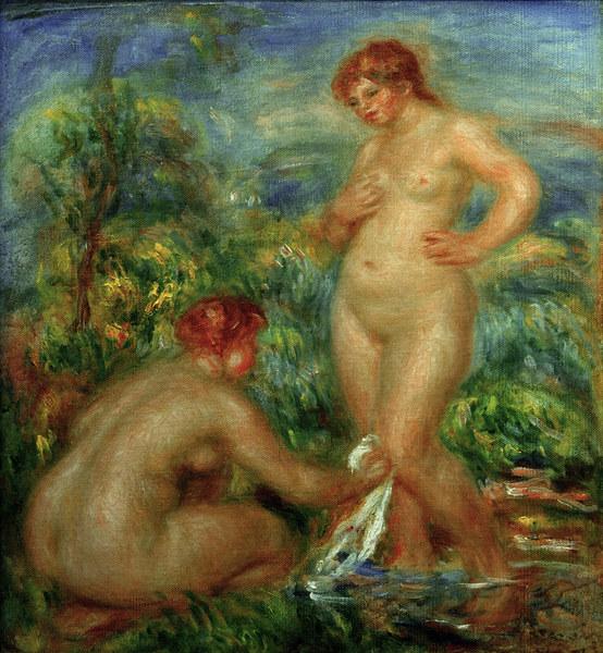 A.Renoir, Zwei Badende od Pierre-Auguste Renoir