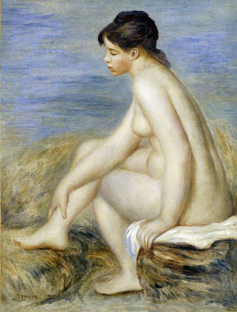 A Seated Bather od Pierre-Auguste Renoir