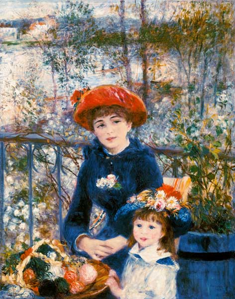 On the terrace od Pierre-Auguste Renoir