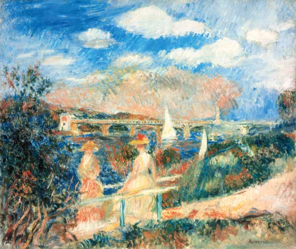 The banks of the Seine at Argenteuil od Pierre-Auguste Renoir