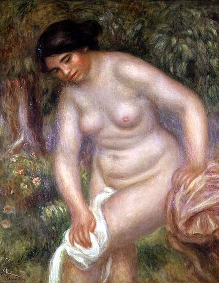Bather drying herself od Pierre-Auguste Renoir