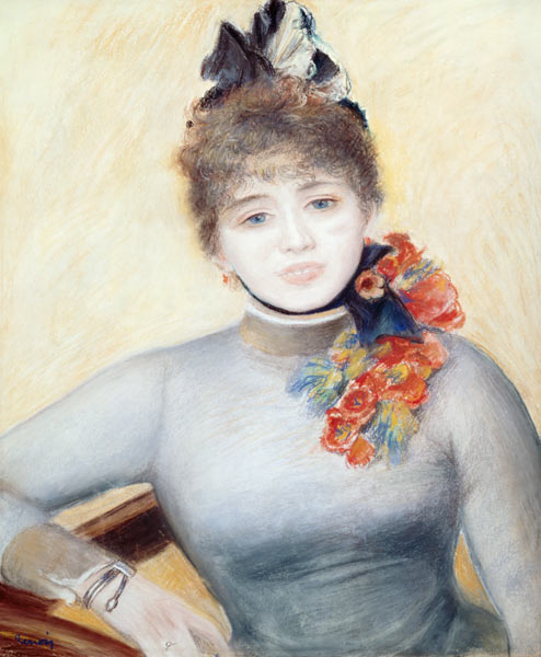 Portrait the Caroline Remy (Severine) od Pierre-Auguste Renoir