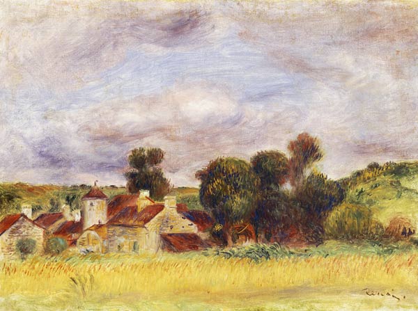 Brittany Countryside od Pierre-Auguste Renoir