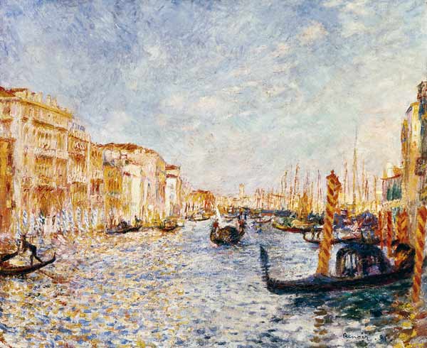 Renoir / Canal Grande in Venice / 1881 od Pierre-Auguste Renoir