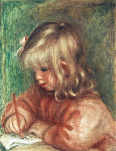 Child Drawing od Pierre-Auguste Renoir