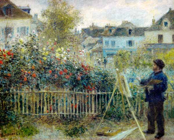 Claude Monet painting / Renoir od Pierre-Auguste Renoir