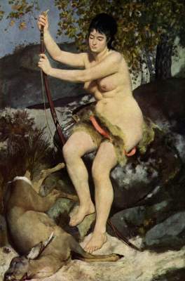 Diana od Pierre-Auguste Renoir