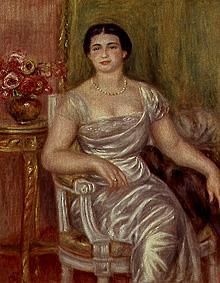 The poetess Alice Vallière od Pierre-Auguste Renoir