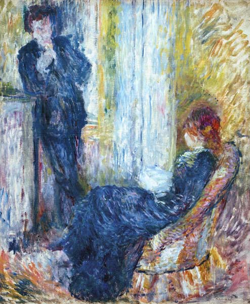 Renoir / The conversation / 1875 od Pierre-Auguste Renoir