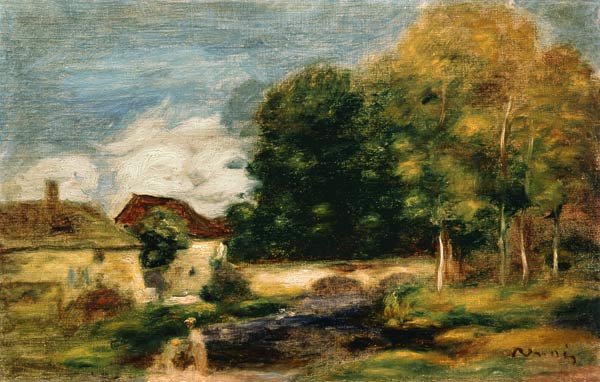The bridge od Pierre-Auguste Renoir
