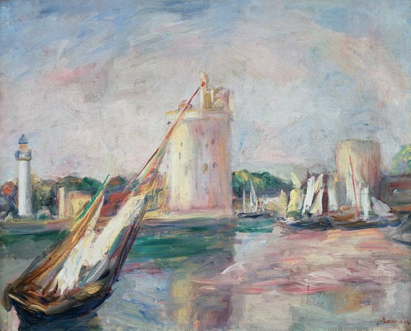 Renoir /Entree du port La Rochelle /1890 od Pierre-Auguste Renoir