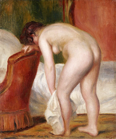 Female Nude Drying Herself od Pierre-Auguste Renoir