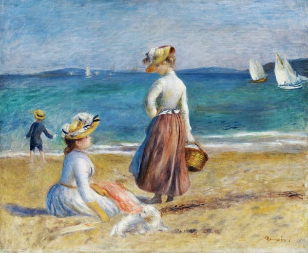 Figures on the Beach od Pierre-Auguste Renoir
