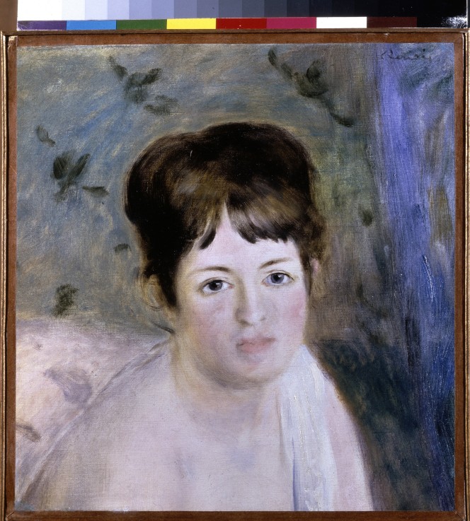 Head of a Woman od Pierre-Auguste Renoir