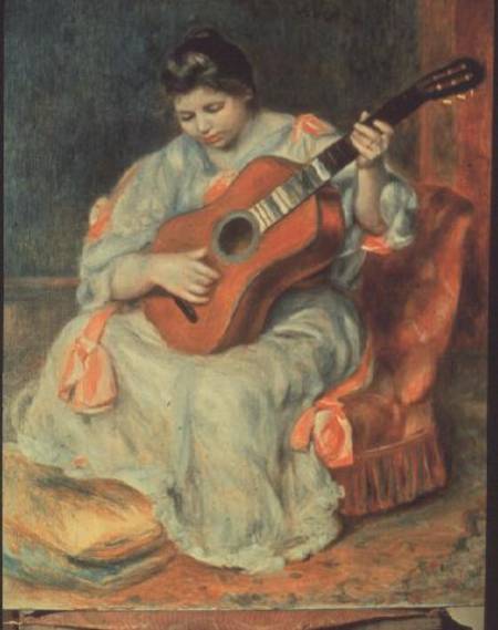 The Guitar Player od Pierre-Auguste Renoir