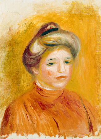 Head Of A Woman od Pierre-Auguste Renoir
