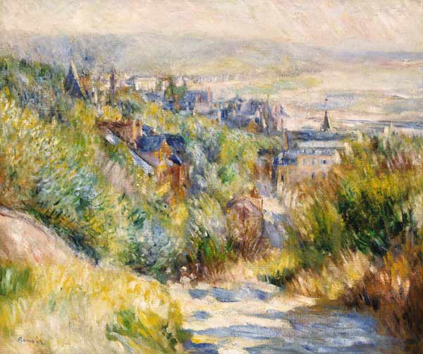 The Heights At Trouville od Pierre-Auguste Renoir