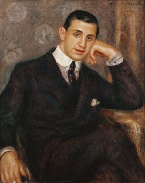 Portrait von Henry Bernstein od Pierre-Auguste Renoir