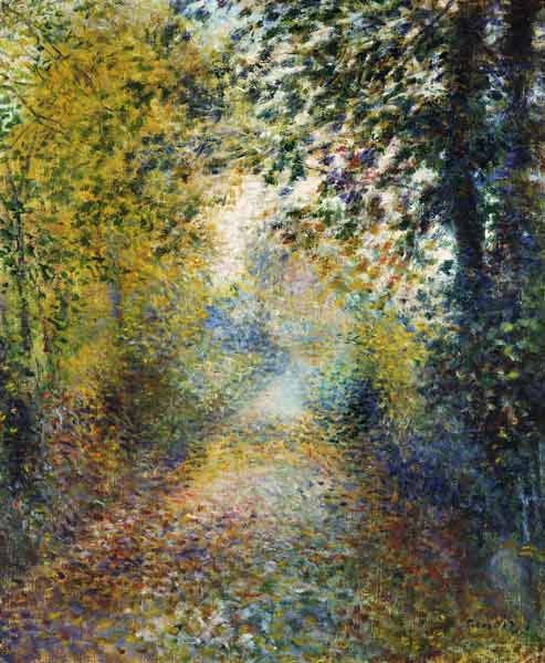 V lese od Pierre-Auguste Renoir
