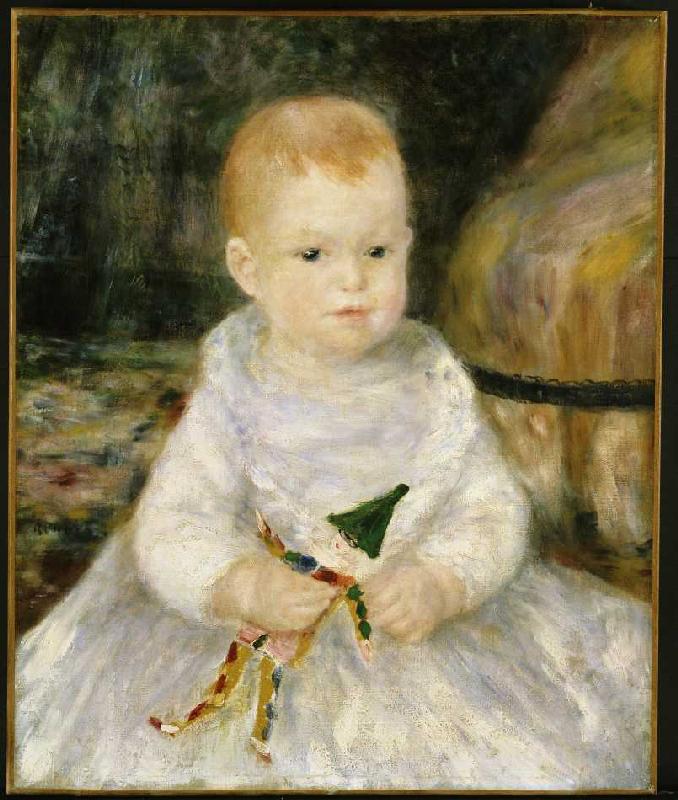 Kind mit einem Clown. od Pierre-Auguste Renoir