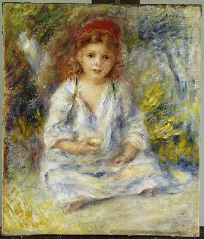 Kleines algerisches Mädchen od Pierre-Auguste Renoir