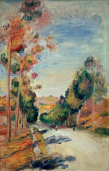 Renoir / Landscape near Essoyes / 1897 od Pierre-Auguste Renoir