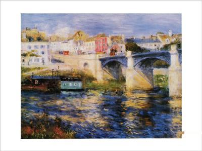 Le pont a Chatu  - (REN-702) od Pierre-Auguste Renoir