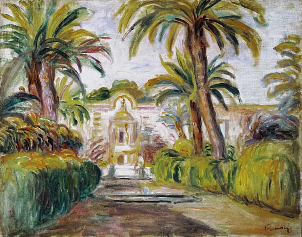 The Palm Trees od Pierre-Auguste Renoir