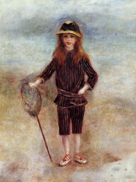 The Little Fisherwoman (Marthe Berard) od Pierre-Auguste Renoir