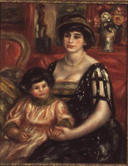 Madame Josse Bernheim-Jeune and her Son Henry od Pierre-Auguste Renoir