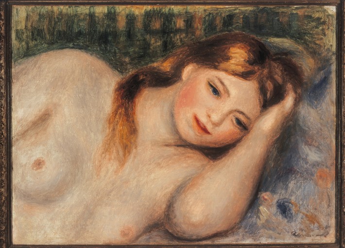 Nu (Jeune fille couchée en buste) od Pierre-Auguste Renoir