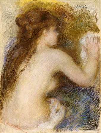 Nude Back Of A Woman od Pierre-Auguste Renoir