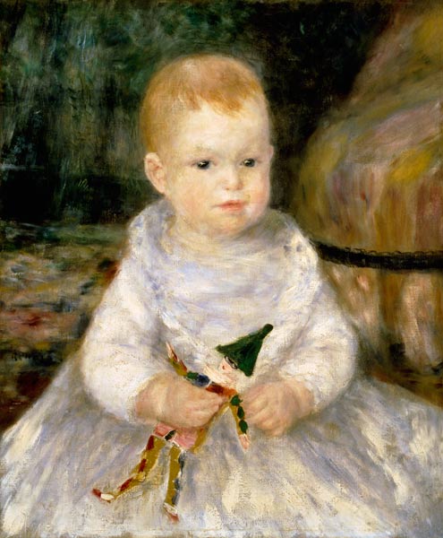 Child with a Punch puppet od Pierre-Auguste Renoir