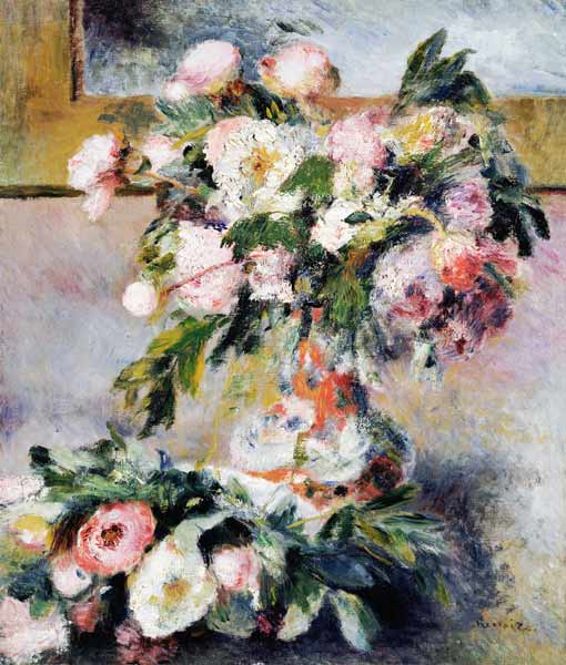 Peonies od Pierre-Auguste Renoir