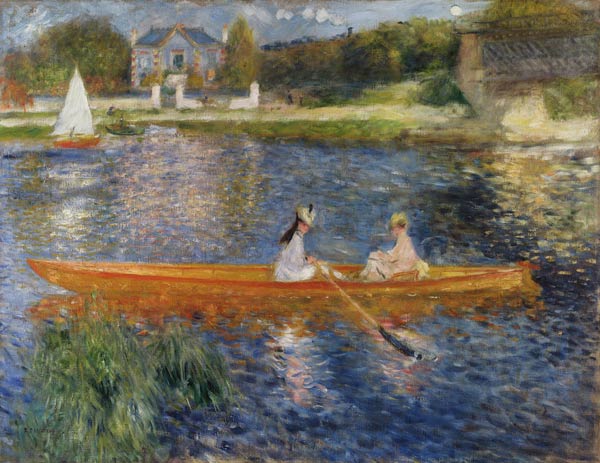 Boating on the Seine, Asnieres (La Yole) od Pierre-Auguste Renoir