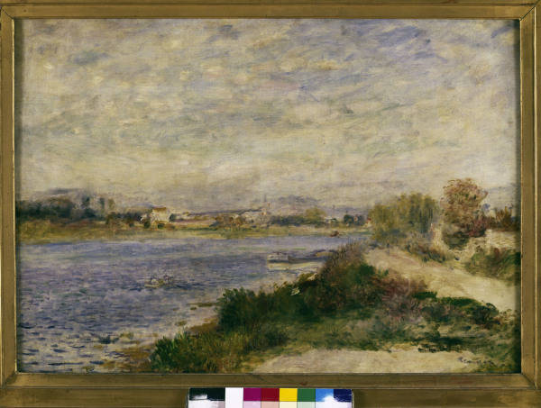 Renoir / The Seine at Argenteuil /c.1873 od Pierre-Auguste Renoir