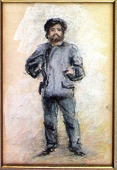Portrait of Claude Monet (1840-1926) Standing od Pierre-Auguste Renoir