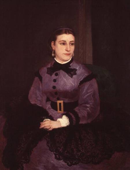 Portrait of Mademoiselle Sicot od Pierre-Auguste Renoir
