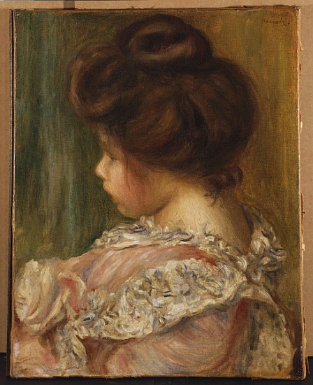 Portrait of a young girl od Pierre-Auguste Renoir