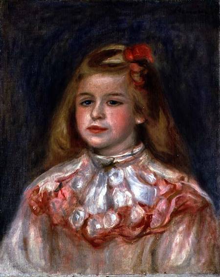 Portrait of a Young Girl od Pierre-Auguste Renoir
