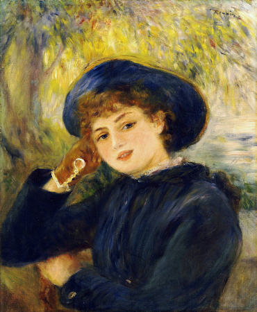 Portrait Of Madamoiselle Demarsy od Pierre-Auguste Renoir