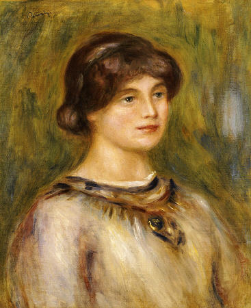 Portrait of Marie Lestringuez od Pierre-Auguste Renoir