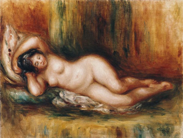 Reclining bather od Pierre-Auguste Renoir