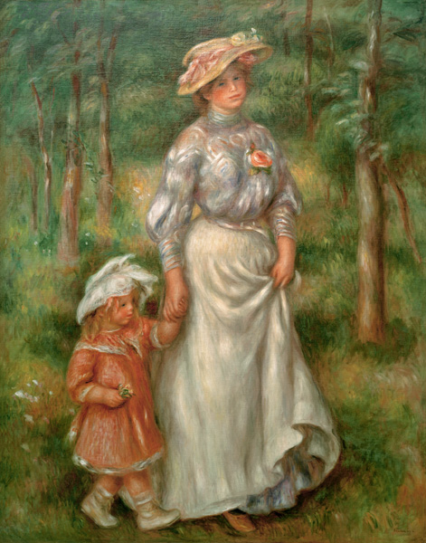 Renoir / La promenade / c.1906 od Pierre-Auguste Renoir