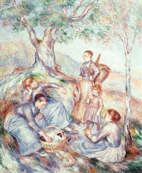 Trace at reaping work. od Pierre-Auguste Renoir