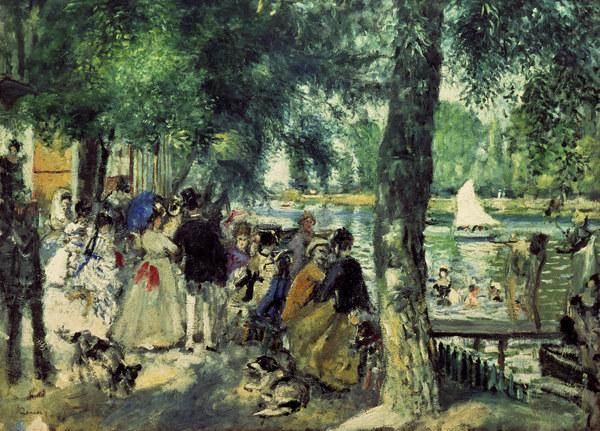 Renoir / Bath in the Seine / 1869 od Pierre-Auguste Renoir