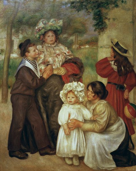 Renoir / La famille d artiste / 1896 od Pierre-Auguste Renoir